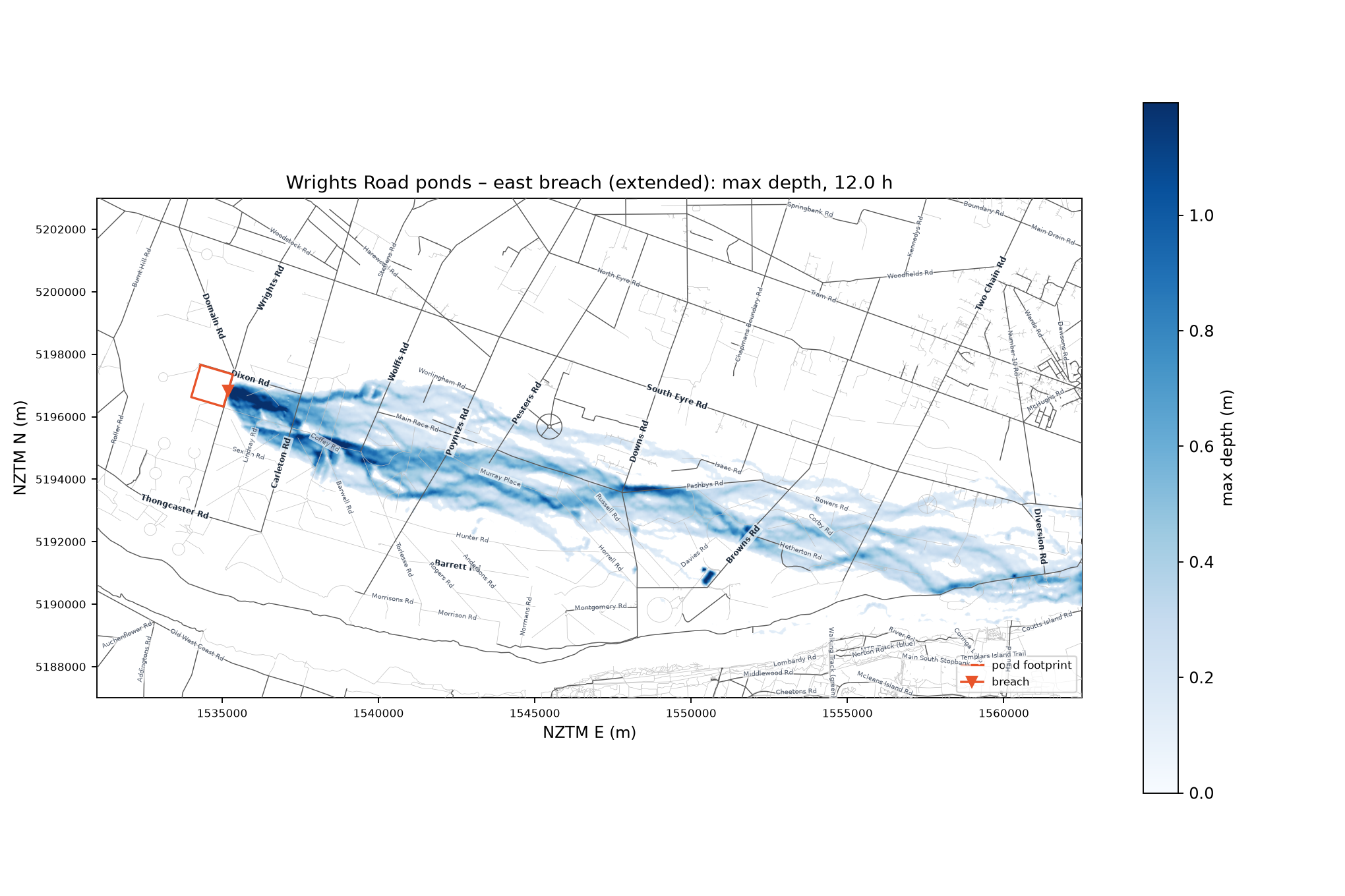 east extended max_depth